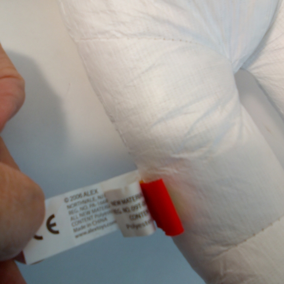 Rare HTF Alex Toys Color and Cuddles Bear Washable Stuffed Animal Plush - Picture 12 of 13